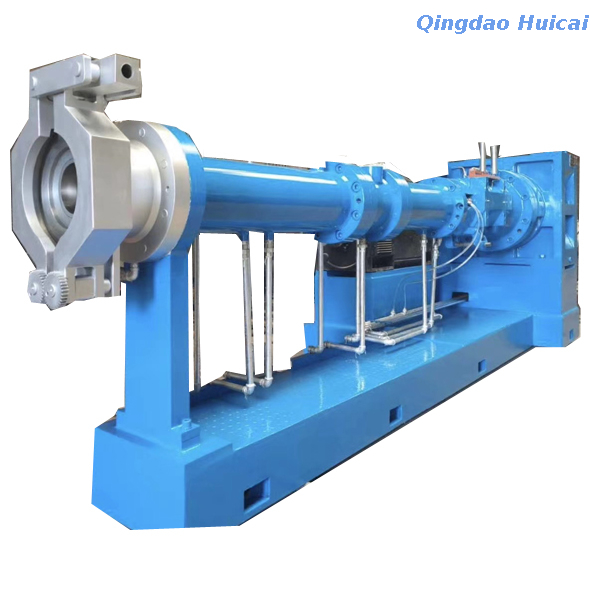 Extrusora automática de caucho de alimentación en frío para cabezal de rodillos de caucho